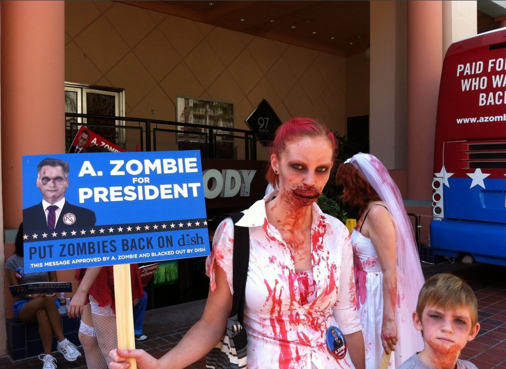  barack Zombama, Zombies,  levande döda, amerikanska valet
